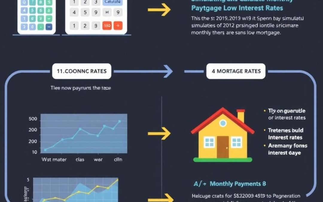 Comment simuler et calculer vos mensualités avec des taux bas pour un crédit immobilier ?