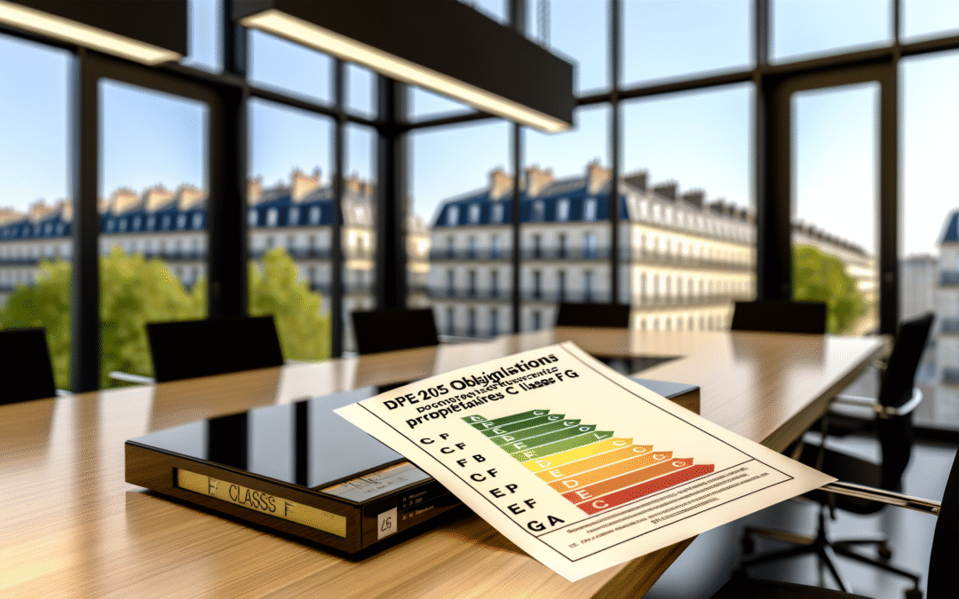 DPE 2025 obligations propriétaires bailleurs classes F G